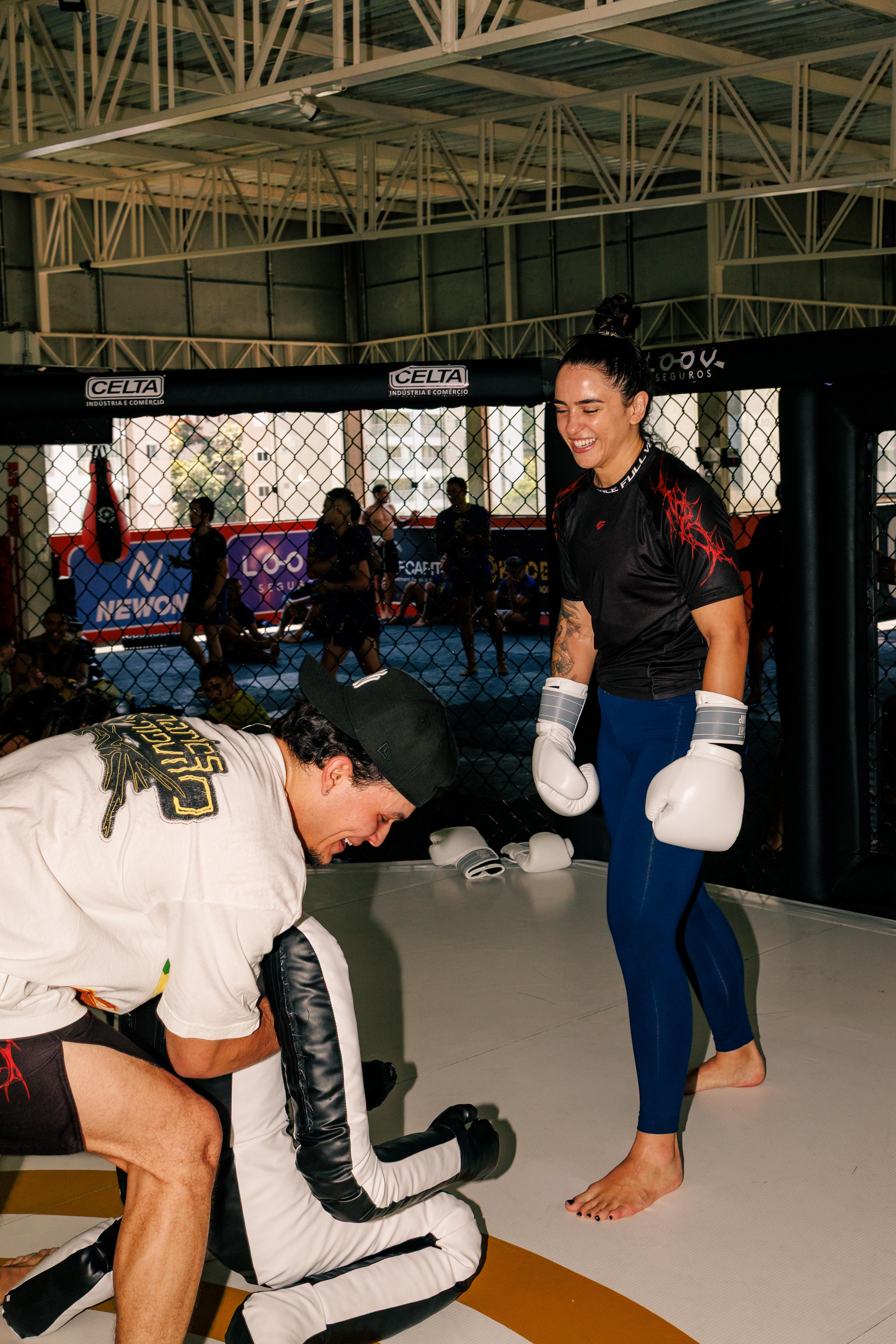 Cyberstrike Black Fight Shorts