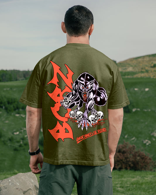Deathpack "Classic" Tee in Olive