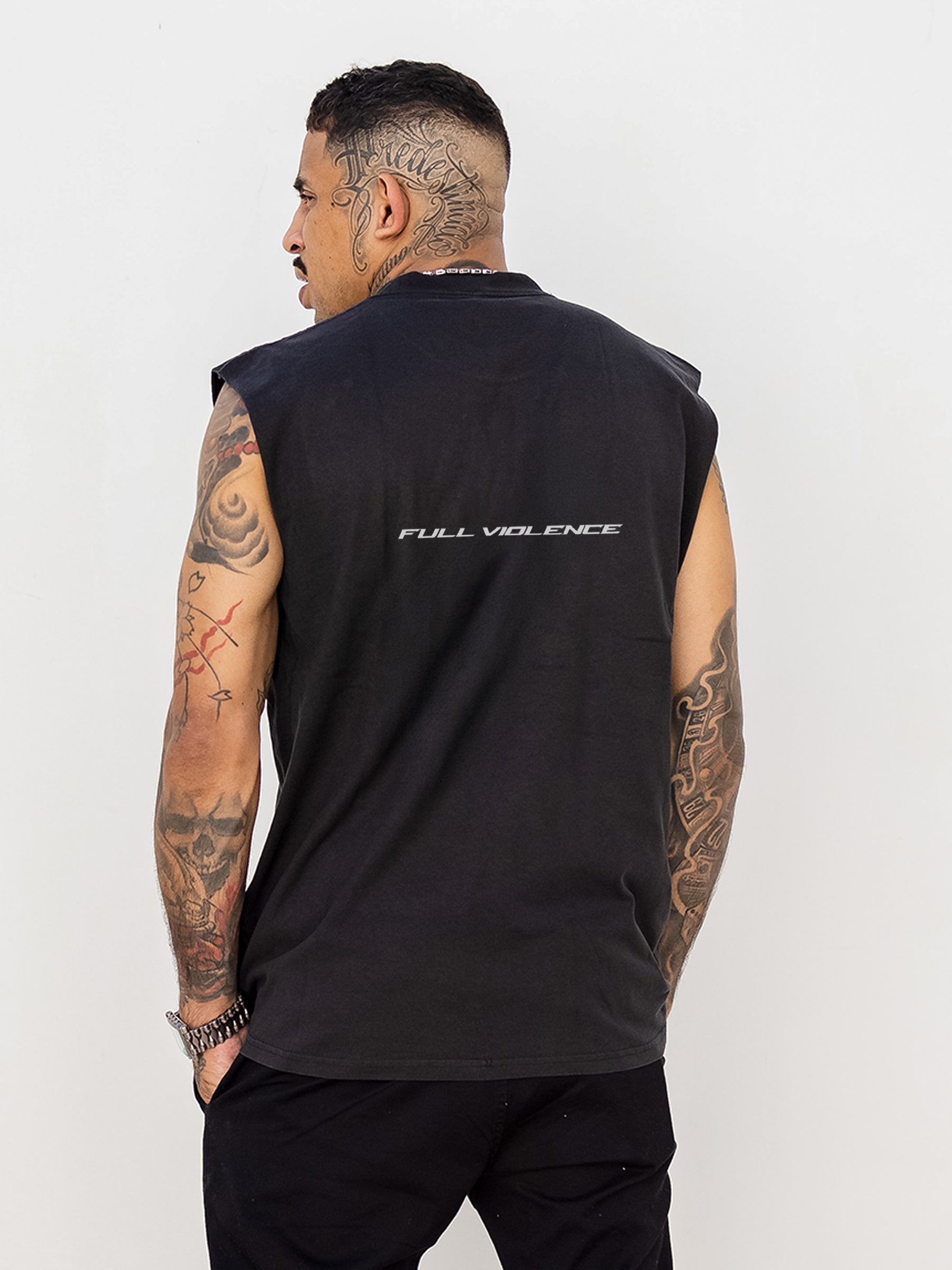 FV Staple 3M Faded Tank - Black