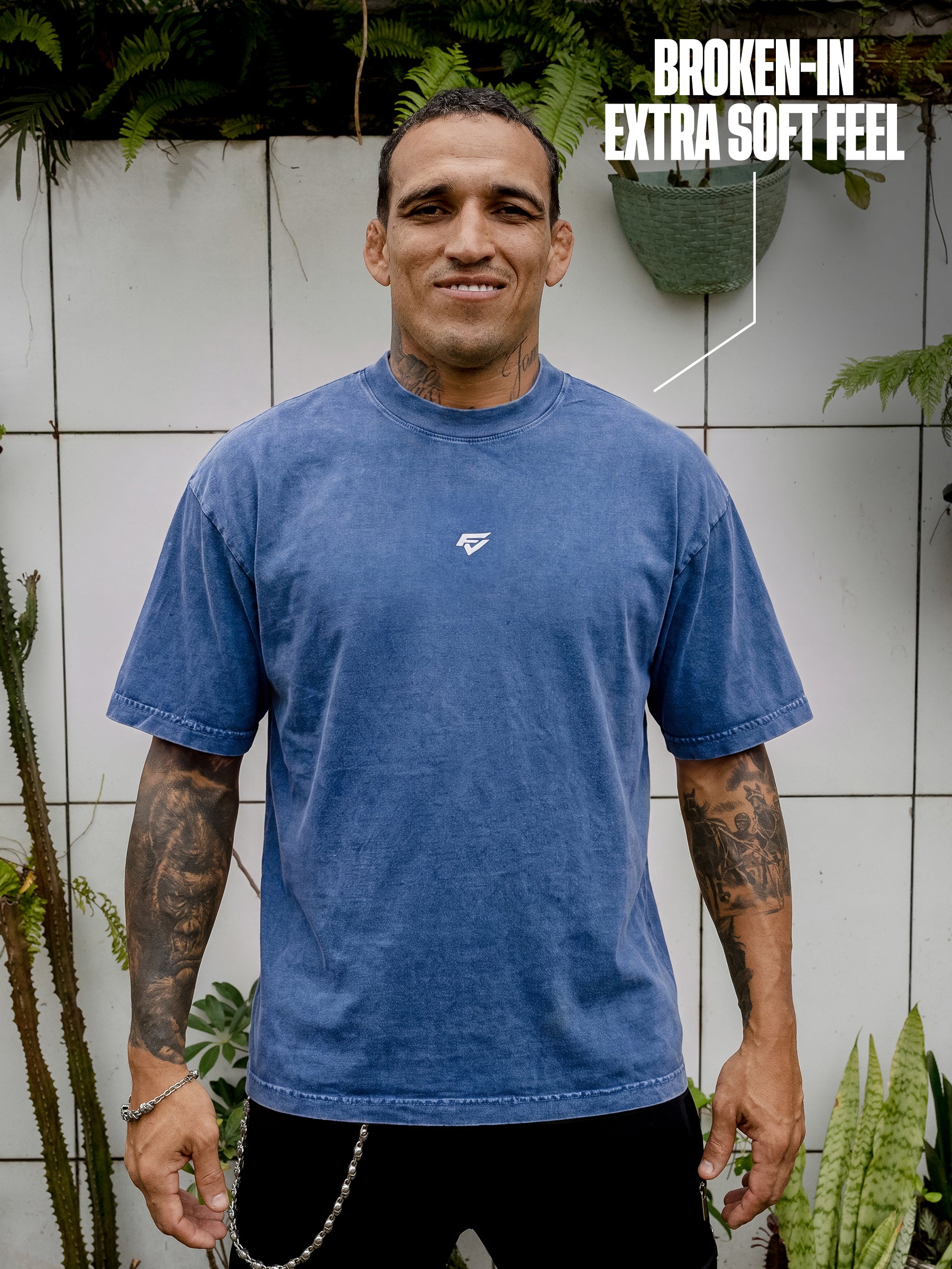 FV Staple Washed Tee - Indigo
