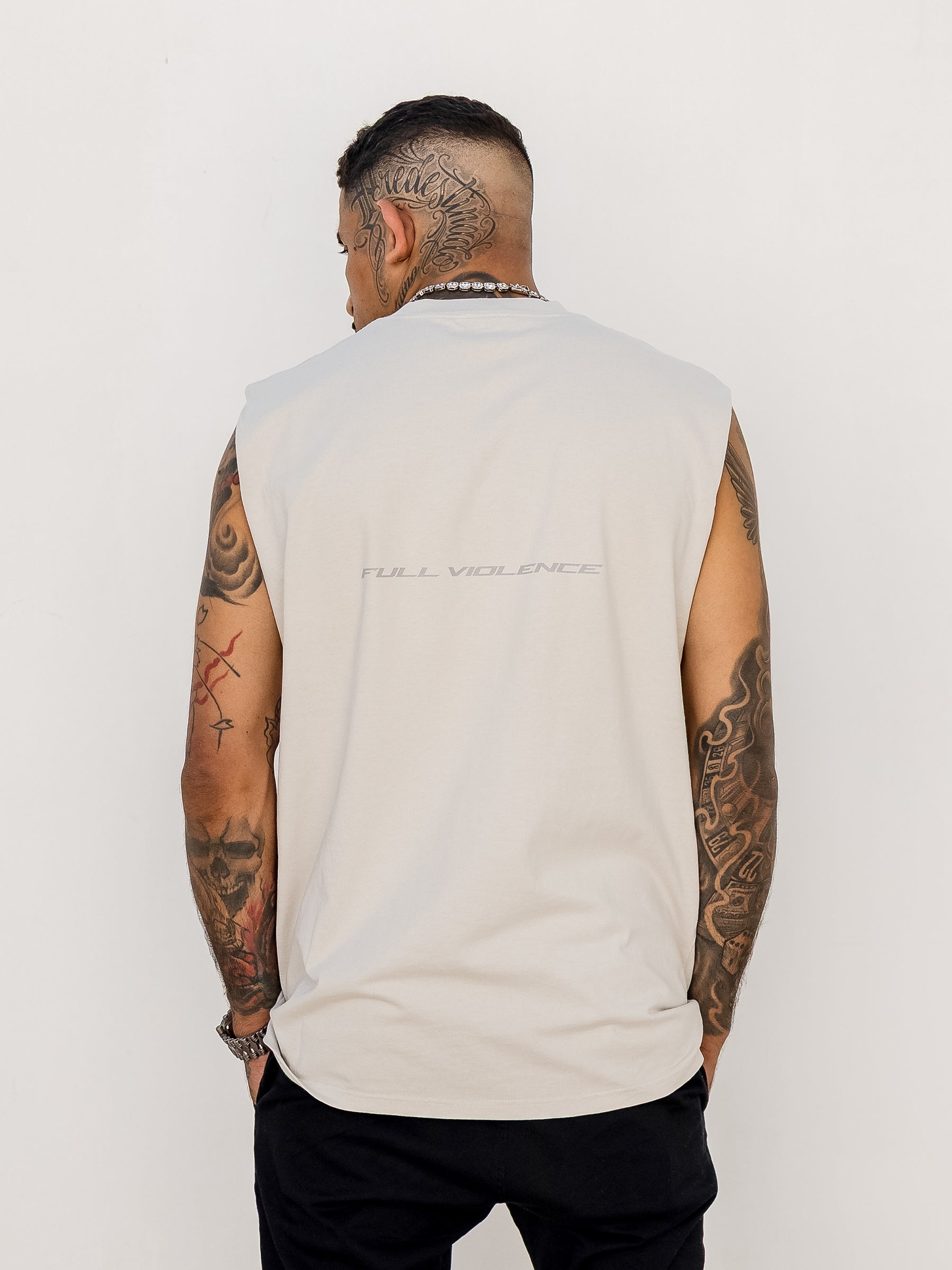 FV Staple 3M Faded Tank - Bone